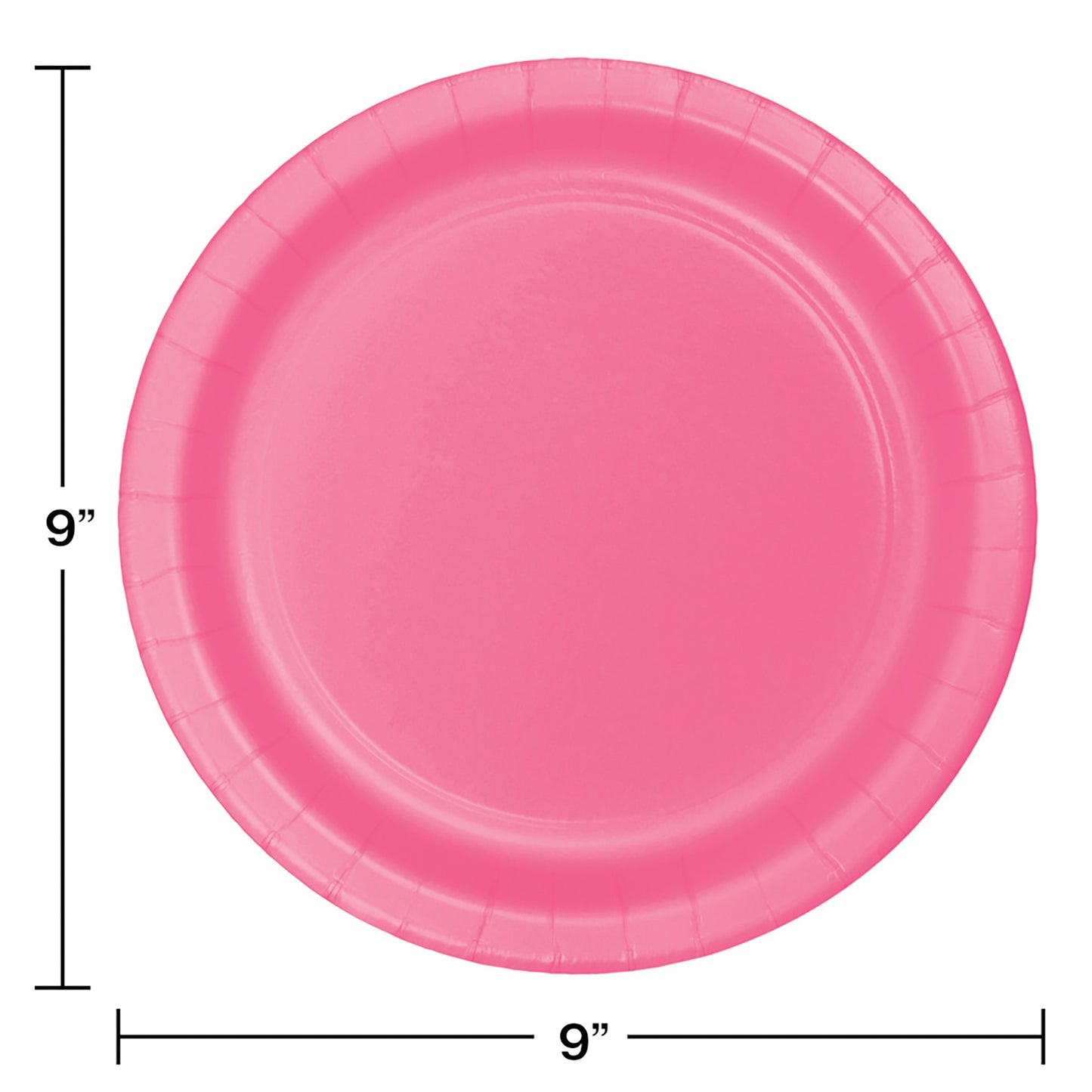 Candy Pink SturdyStyle Dinner Plates 240 ct