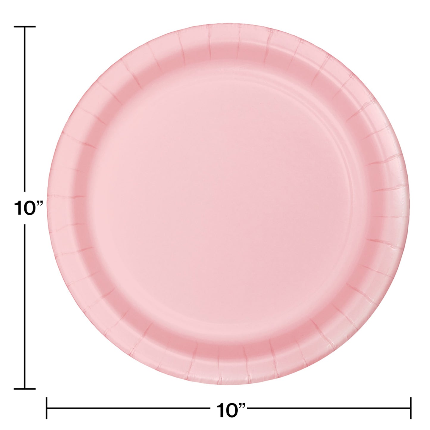 Classic Pink SturdyStyle Banquet Plates 240 ct