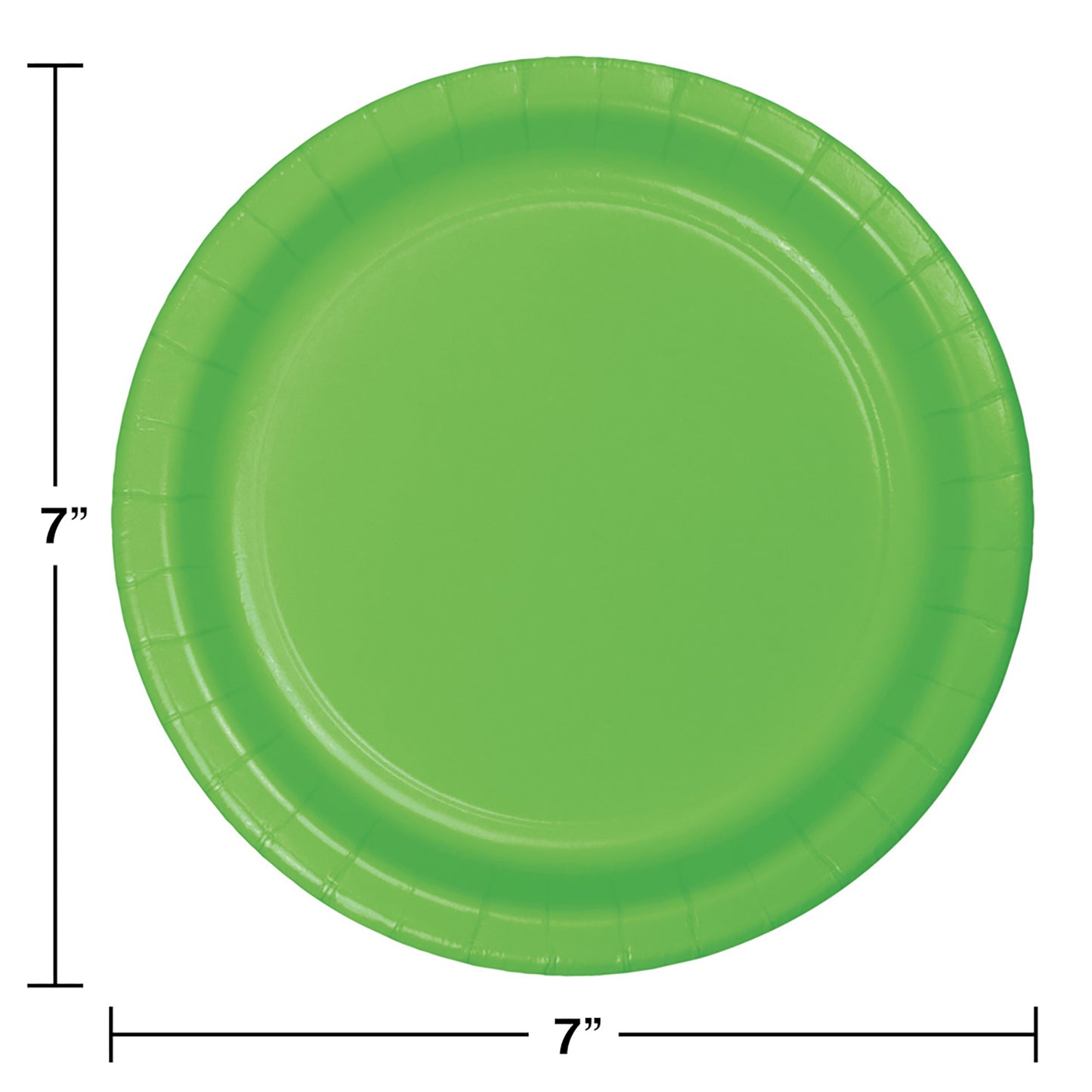Value Friendly Fresh Lime Green Dessert Plates 96 ct