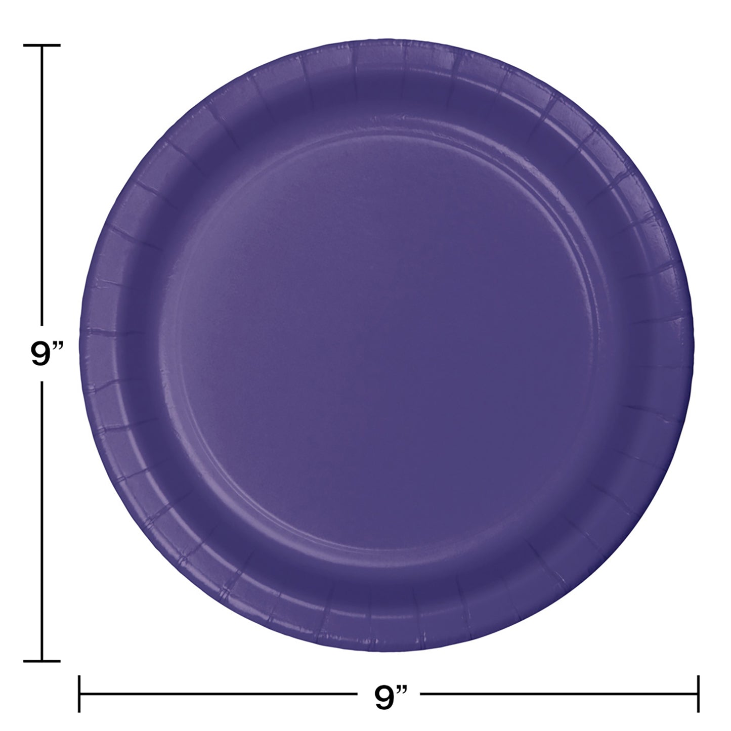 Value Friendly Purple Dinner Plates 96 ct