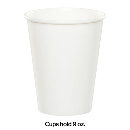 White 9 oz Hot & Cold Cups 240 ct