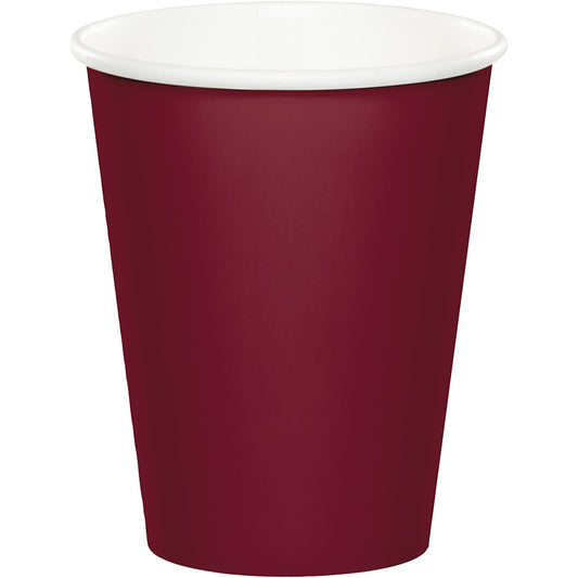 Burgundy 9 oz Hot & Cold Cups 240 ct