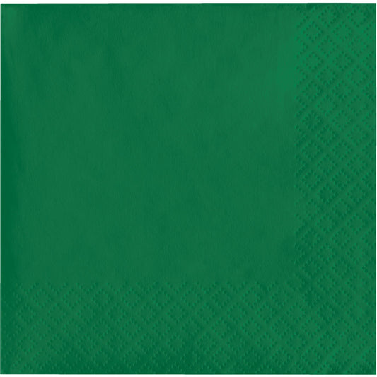 Emerald Green Beverage Napkins 3-Ply 500 ct