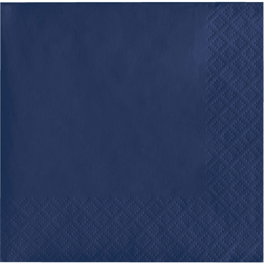 Navy Blue Beverage Napkins 3-Ply 500 ct