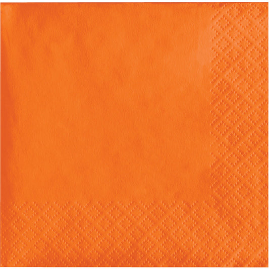 Sunkissed Orange Beverage Napkins 3-Ply 500 ct