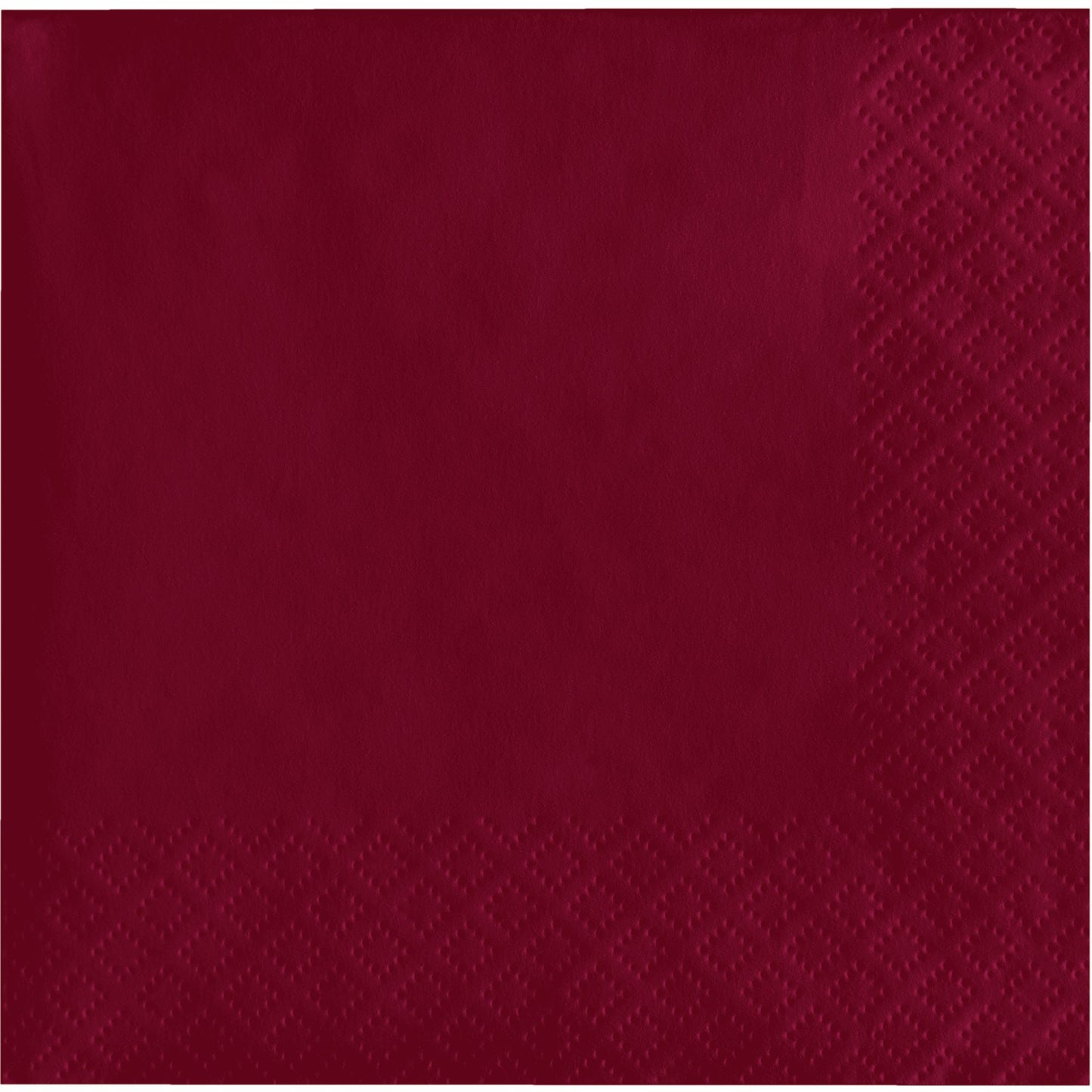 Burgundy Beverage Napkins 3-Ply 500 ct