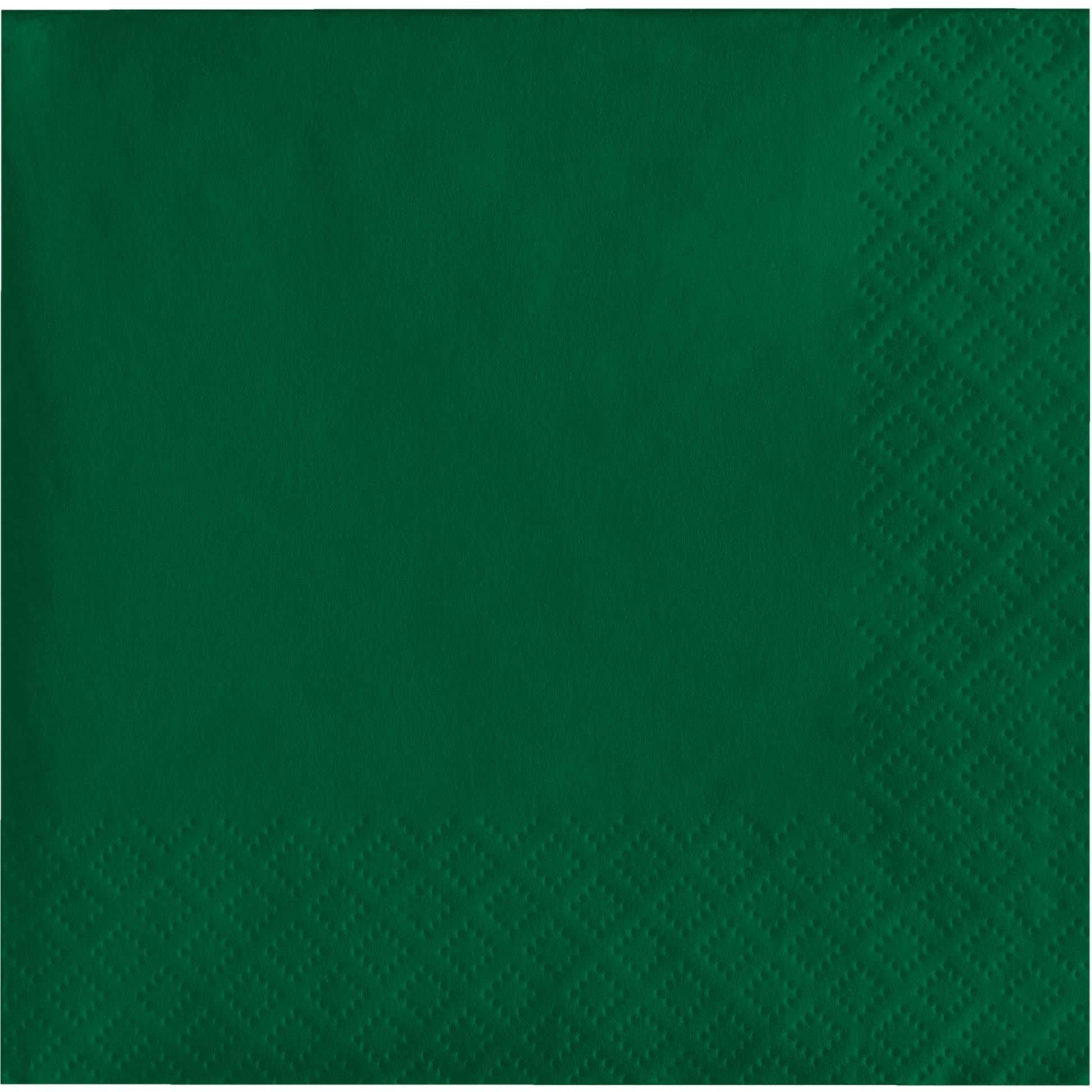 Hunter Green Beverage Napkins 3-Ply 500 ct