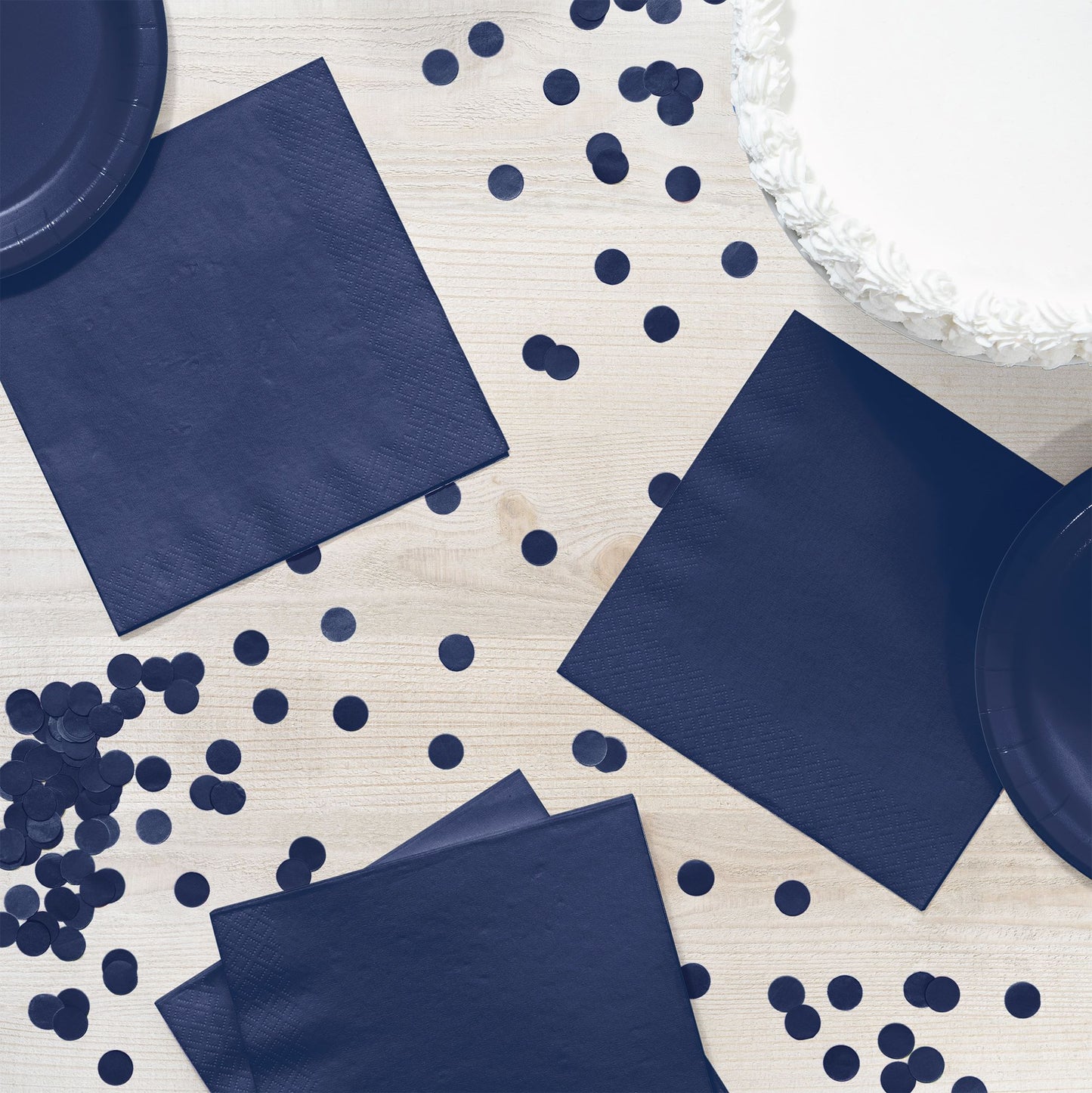Navy Blue Luncheon Napkins 3-Ply 500 ct Lifestyle Image