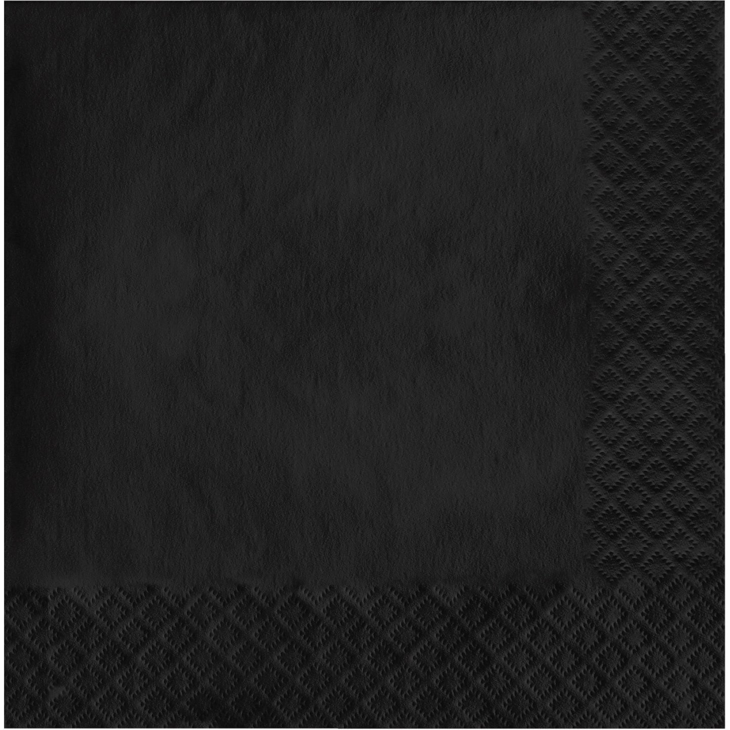 Black Velvet Luncheon Napkins 3-Ply 500 ct