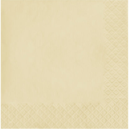 Ivory Luncheon Napkins 3-Ply 500 ct