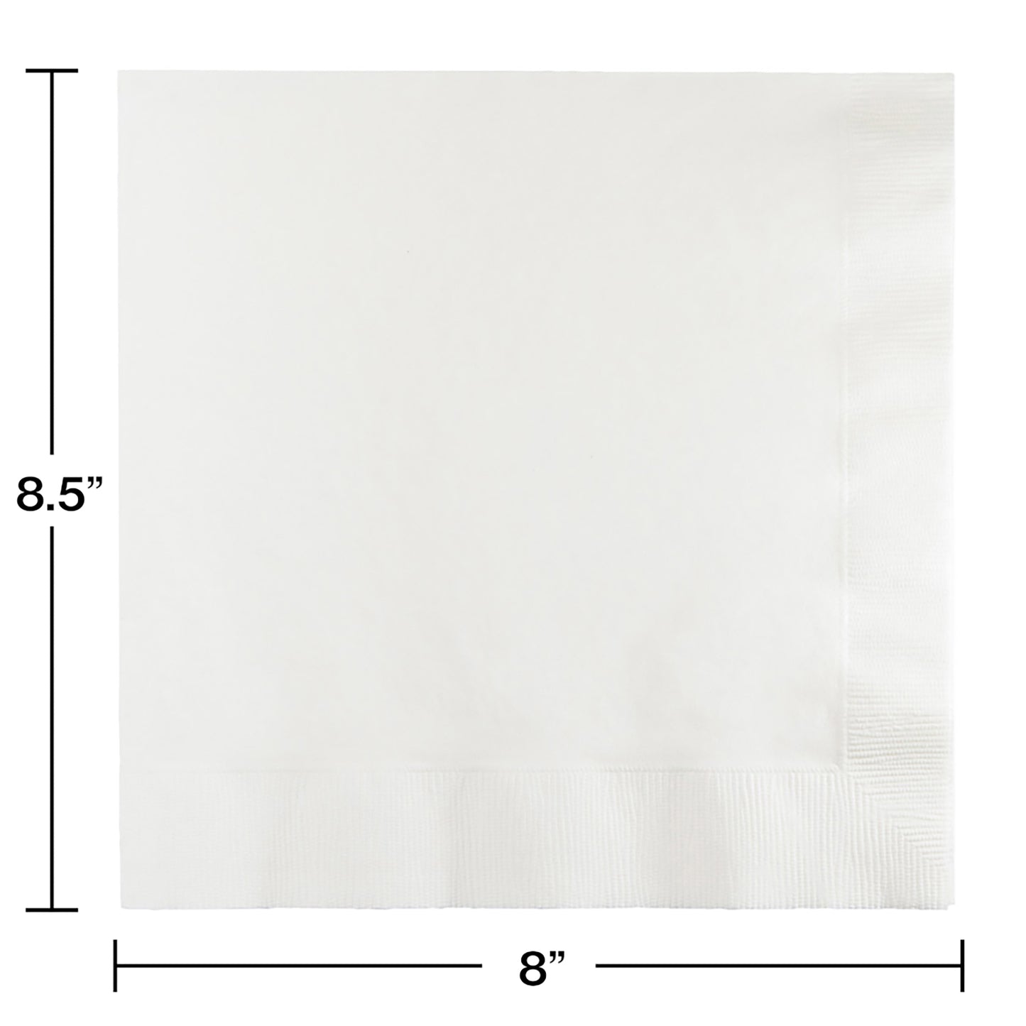 White Dinner Napkins 3-Ply 250 ct