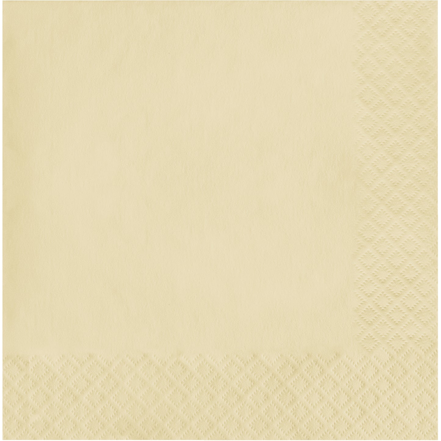 Ivory pin embossed paper napkin