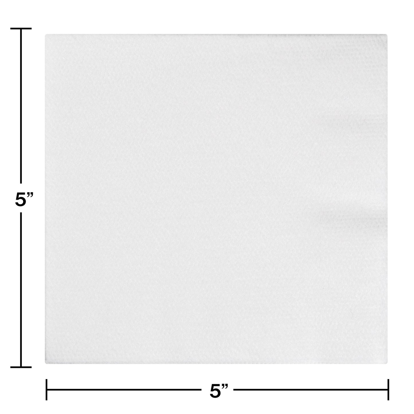 White Better than Linen Beverage Napkins 288 ct