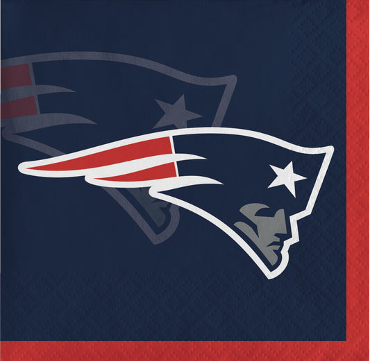 New England Patriots Beverage Napkins 192 ct