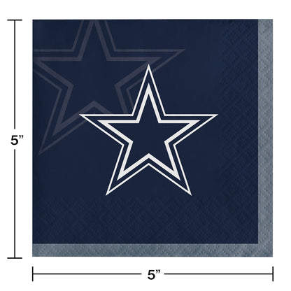 Dallas Cowboys Beverage Napkins 192 ct