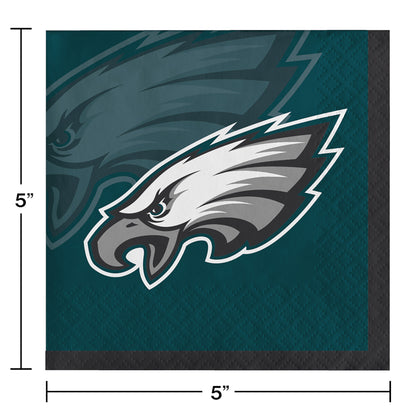 Philadelphia Eagles Beverage Napkins 192 ct