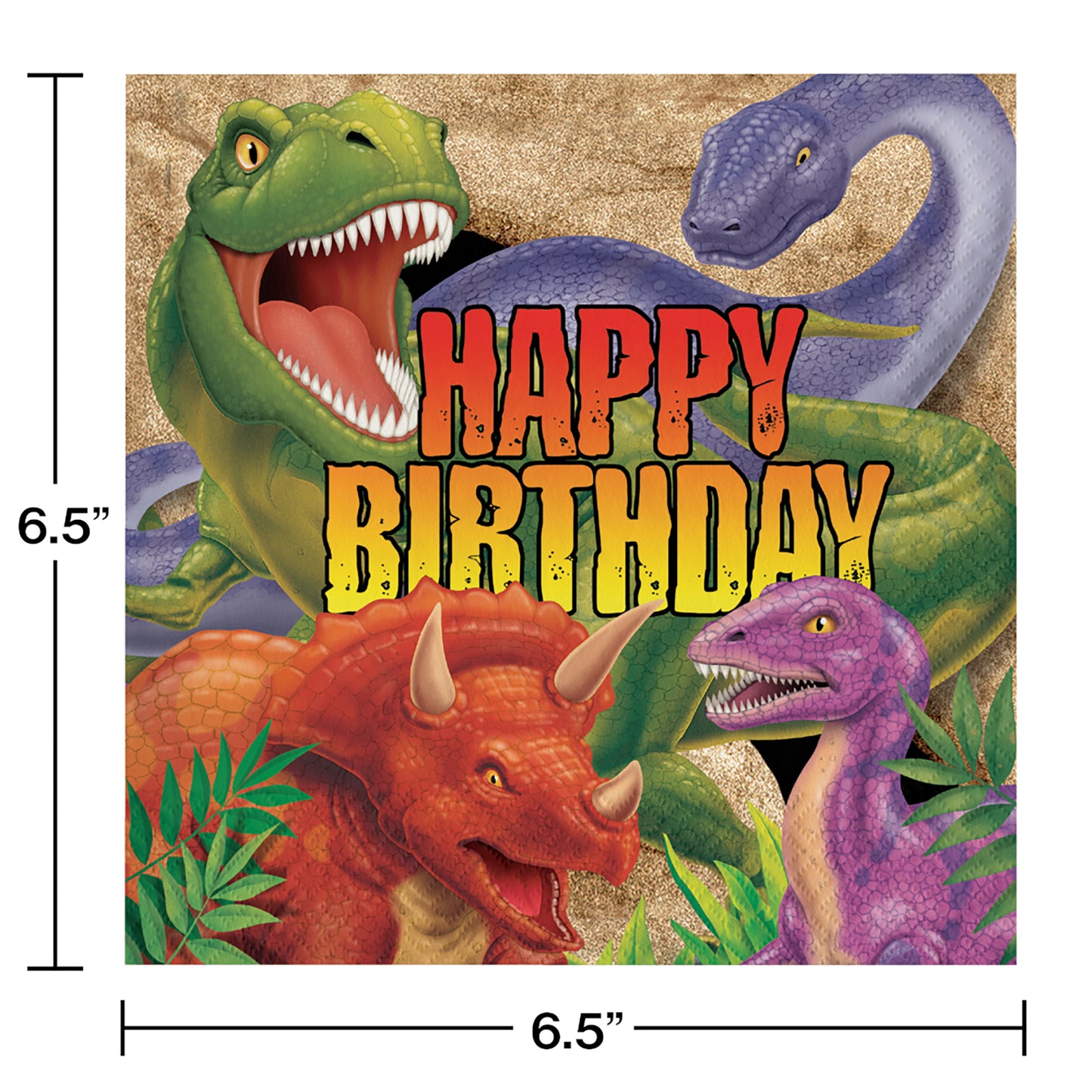 Dino Blast Happy Birthday Luncheon Napkins 192 ct