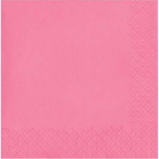 Candy Pink 2-Ply Luncheon Napkins 600 ct