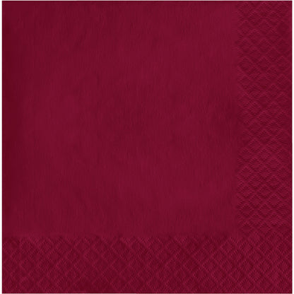 Burgundy 2-Ply Luncheon Napkins 600 ct