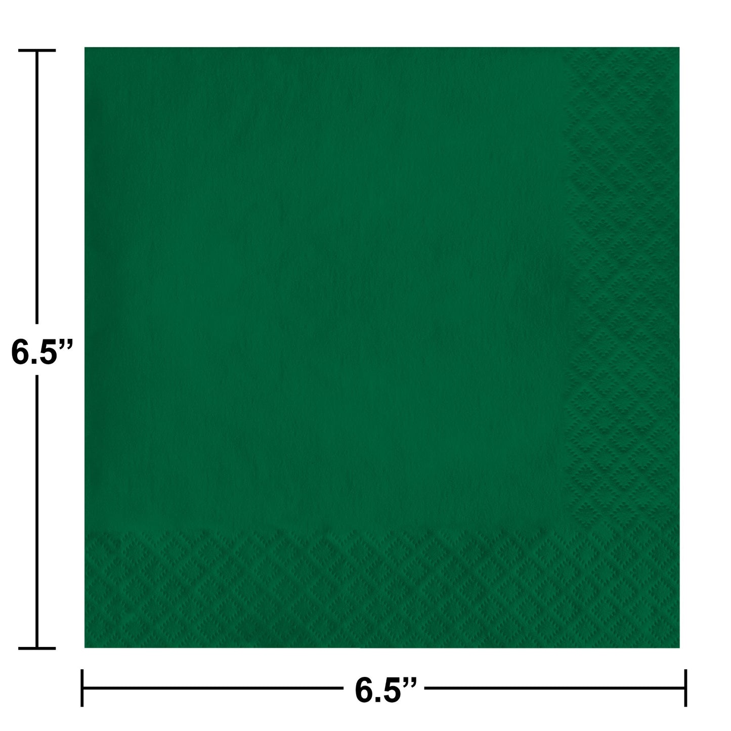 Hunter Green 2-Ply Luncheon Napkins 600 ct Dimension Image