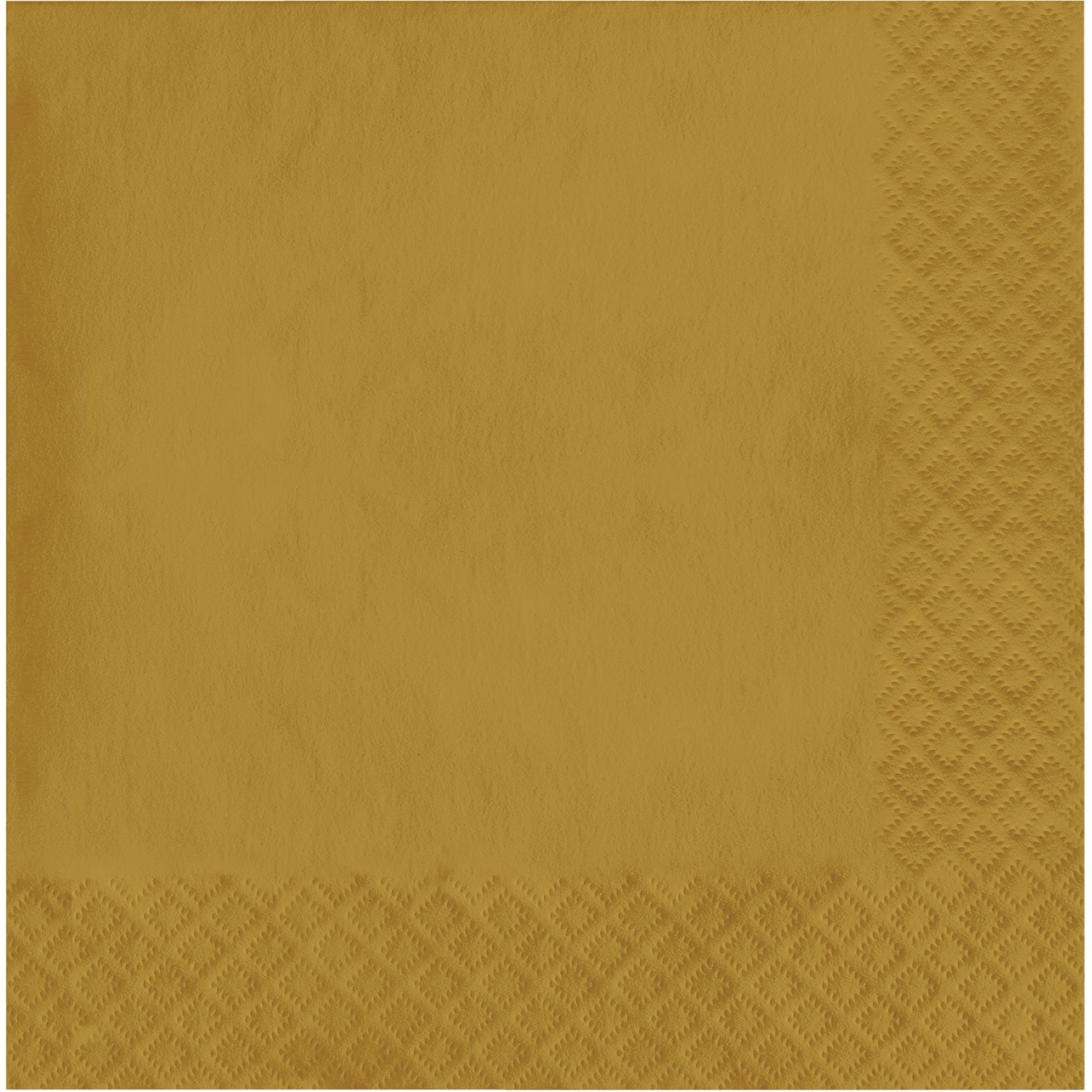 Glittering Gold 2-Ply Luncheon Napkins 600 ct
