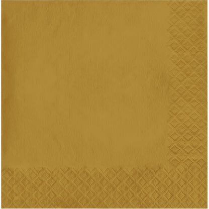 Glittering Gold 2-Ply Luncheon Napkins 600 ct