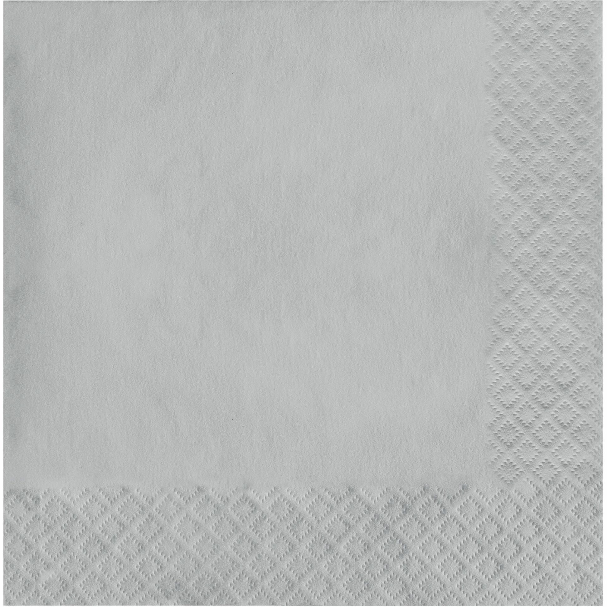 Shimmering Silver 2-Ply Luncheon Napkins 600 ct