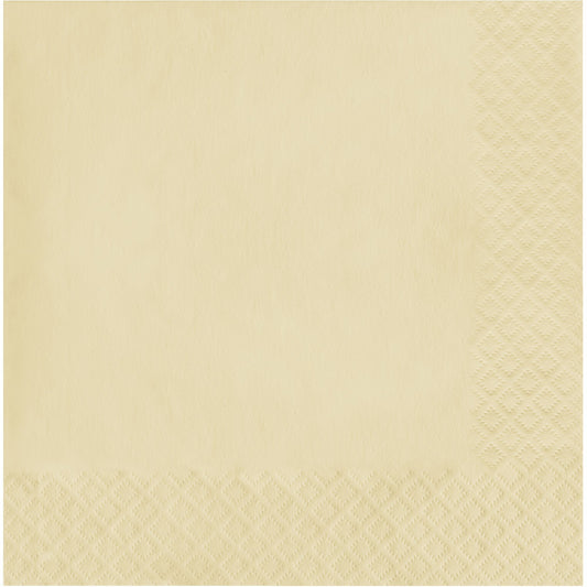 Ivory 2-Ply Luncheon Napkins 600 ct
