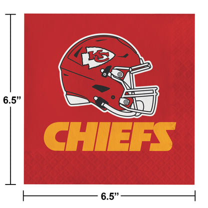 Kansas City Chiefs Luncheon Napkins 192 ct