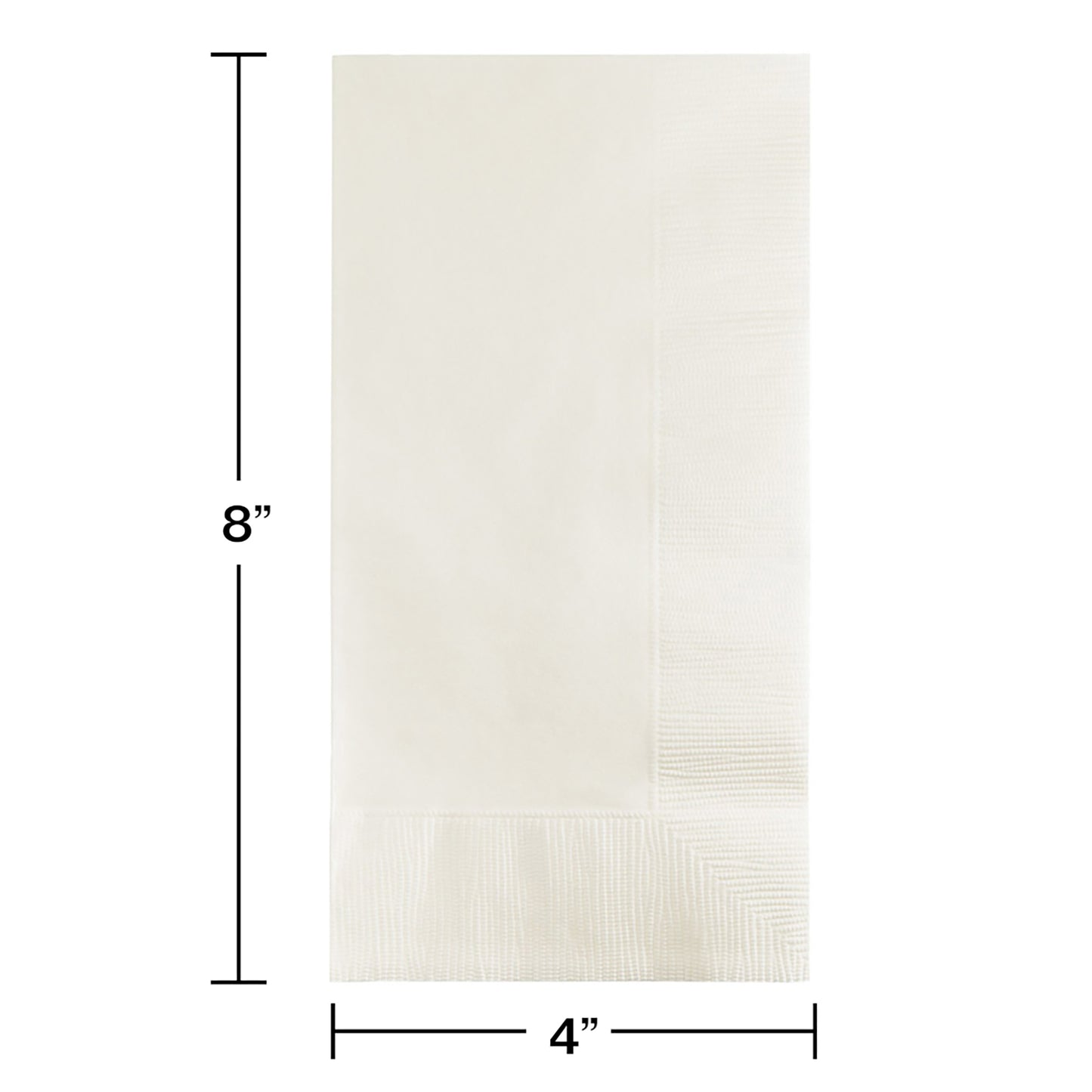 White 2-Ply Dinner Napkins 600 ct