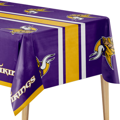 Officially Licensed Minnesota Vikings NFL Football Tablecloths 12 ct Bulk