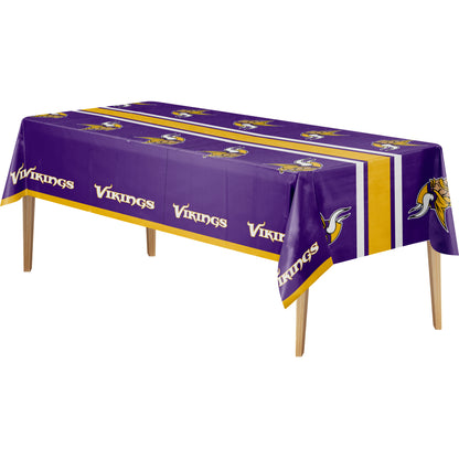 Officially Licensed Minnesota Vikings NFL Football Tablecloths 12 ct Bulk