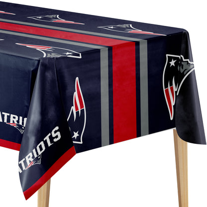 Officially Licensed New England Patriots NFL Football Tablecloths 12 ct Bulk