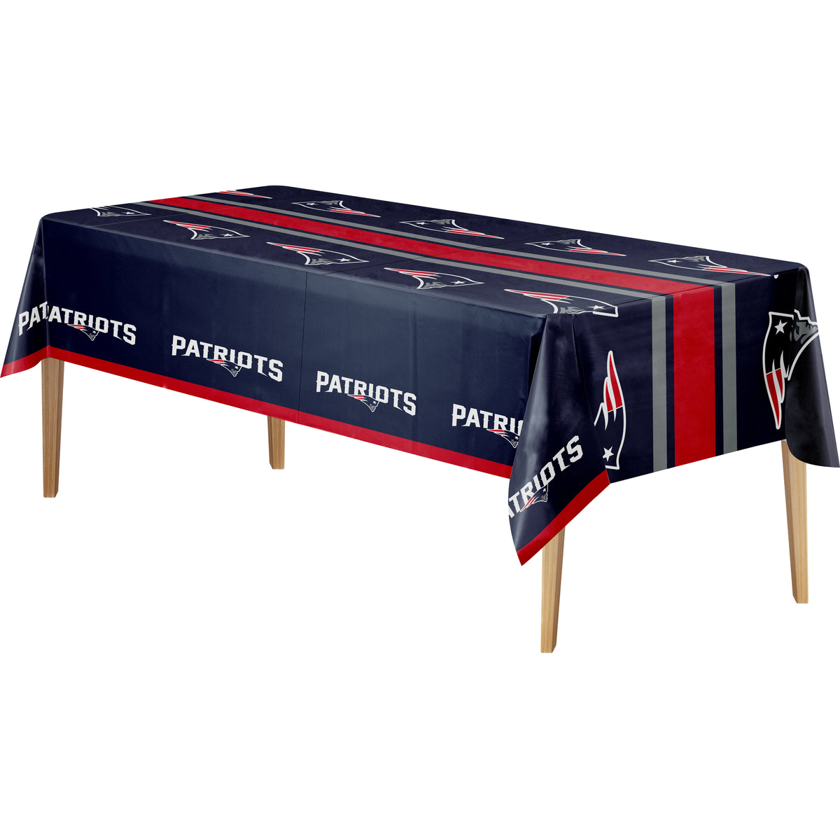 Officially Licensed New England Patriots NFL Football Tablecloths 12 ct Bulk