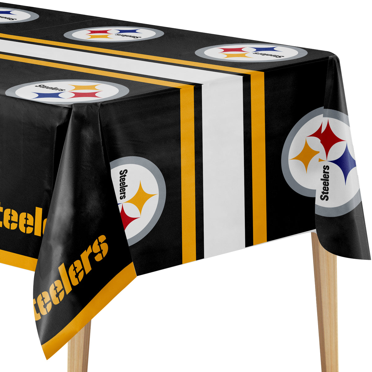 Officially Licensed Pittsburgh Steelers NFL Football Tablecloths 12 ct Bulk