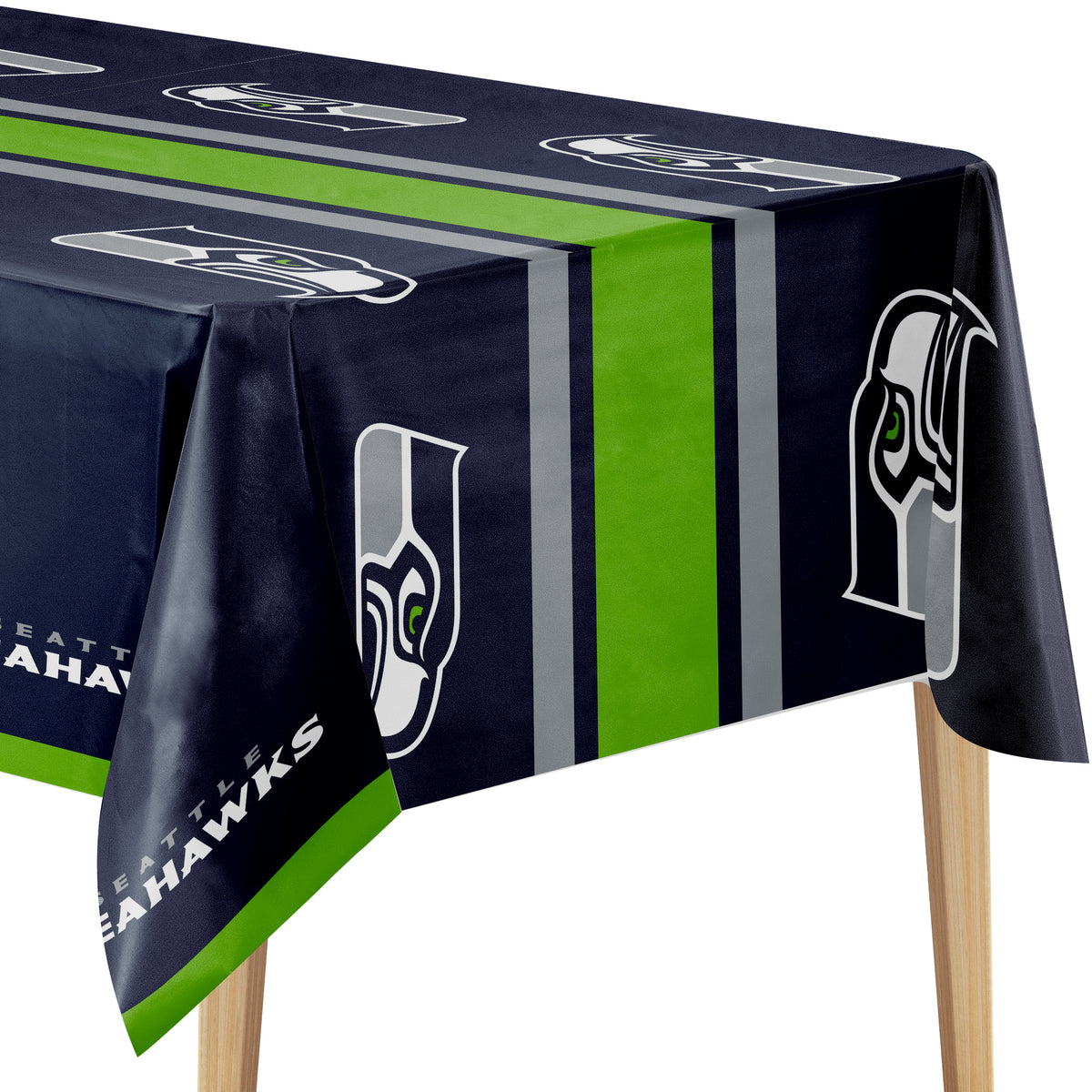 Officially Licensed Seattle Seahawks NFL Football Tablecloths 12 ct Bulk