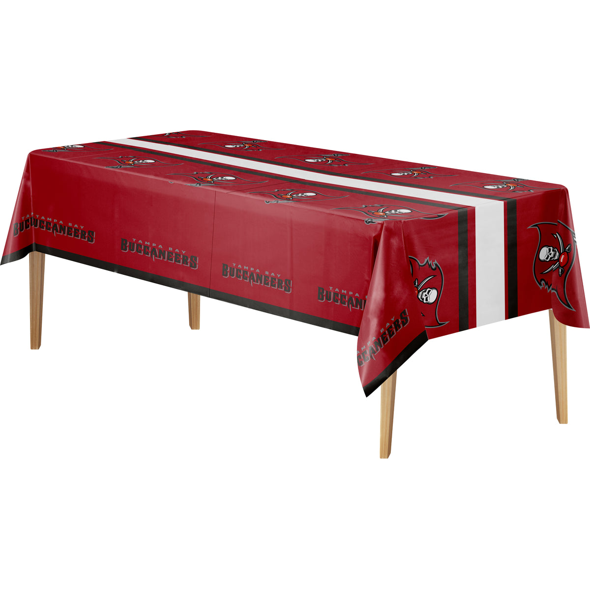 Officially Licensed Tampa Bay Buccaneers NFL Football Tablecloths 12 ct Bulk