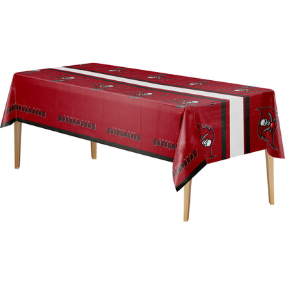 Officially Licensed Tampa Bay Buccaneers NFL Football Tablecloths 12 ct Bulk