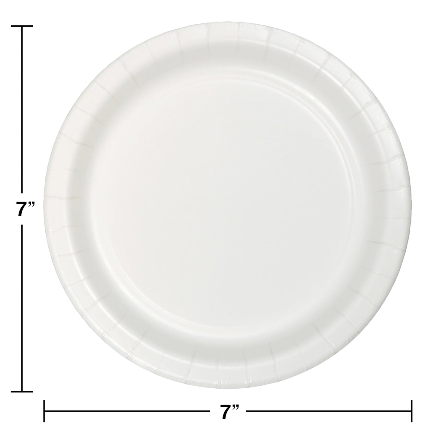 White Dessert Plates 240 ct