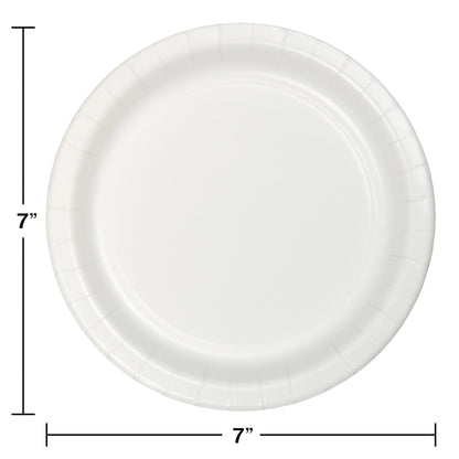 White Dessert Plates 240 ct