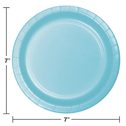 Pastel Blue Dessert Plates 240 ct
