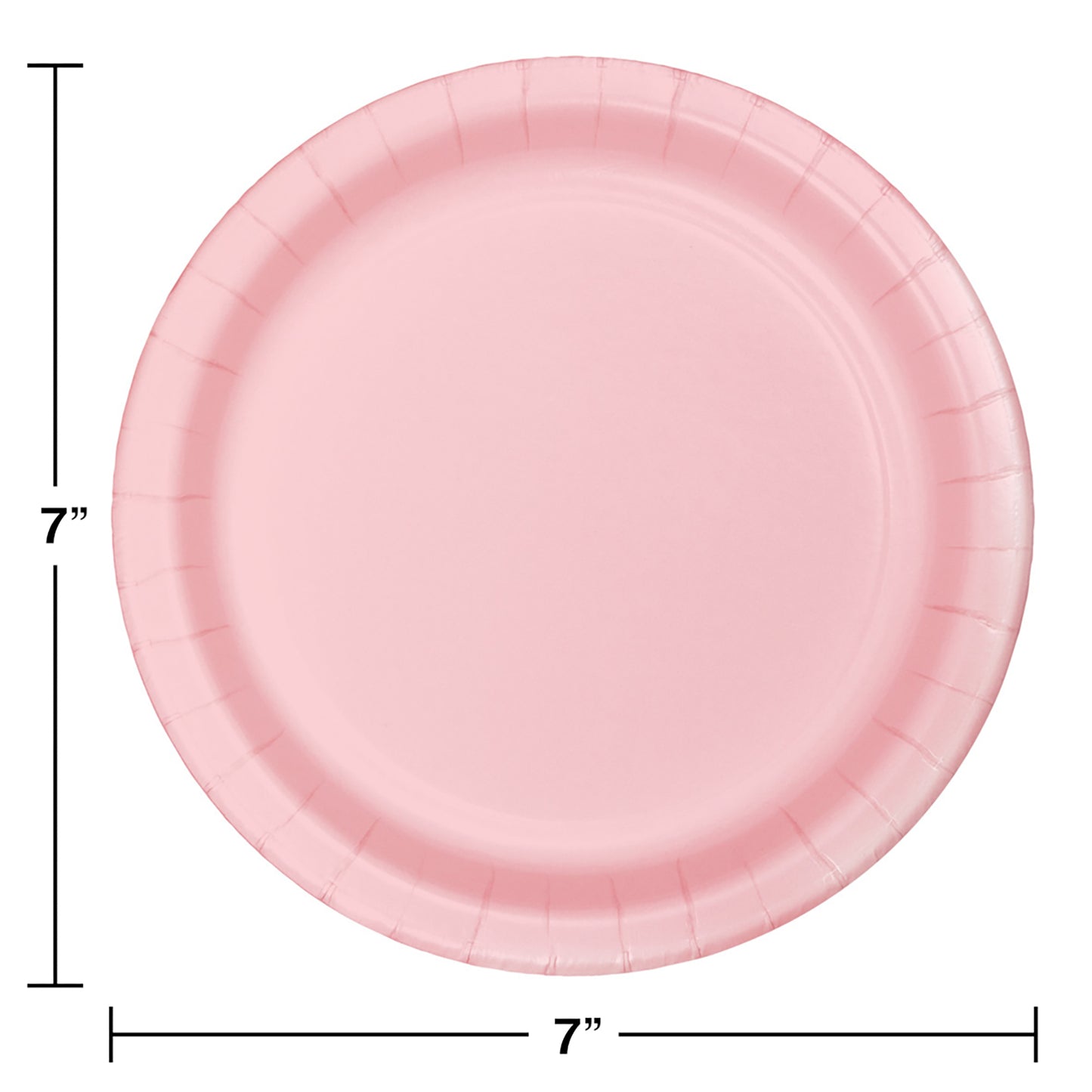 Classic Pink Dessert Plates 240 ct