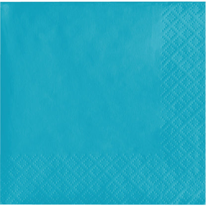 Bermuda Blue 2-Ply Beverage Napkins 600 ct