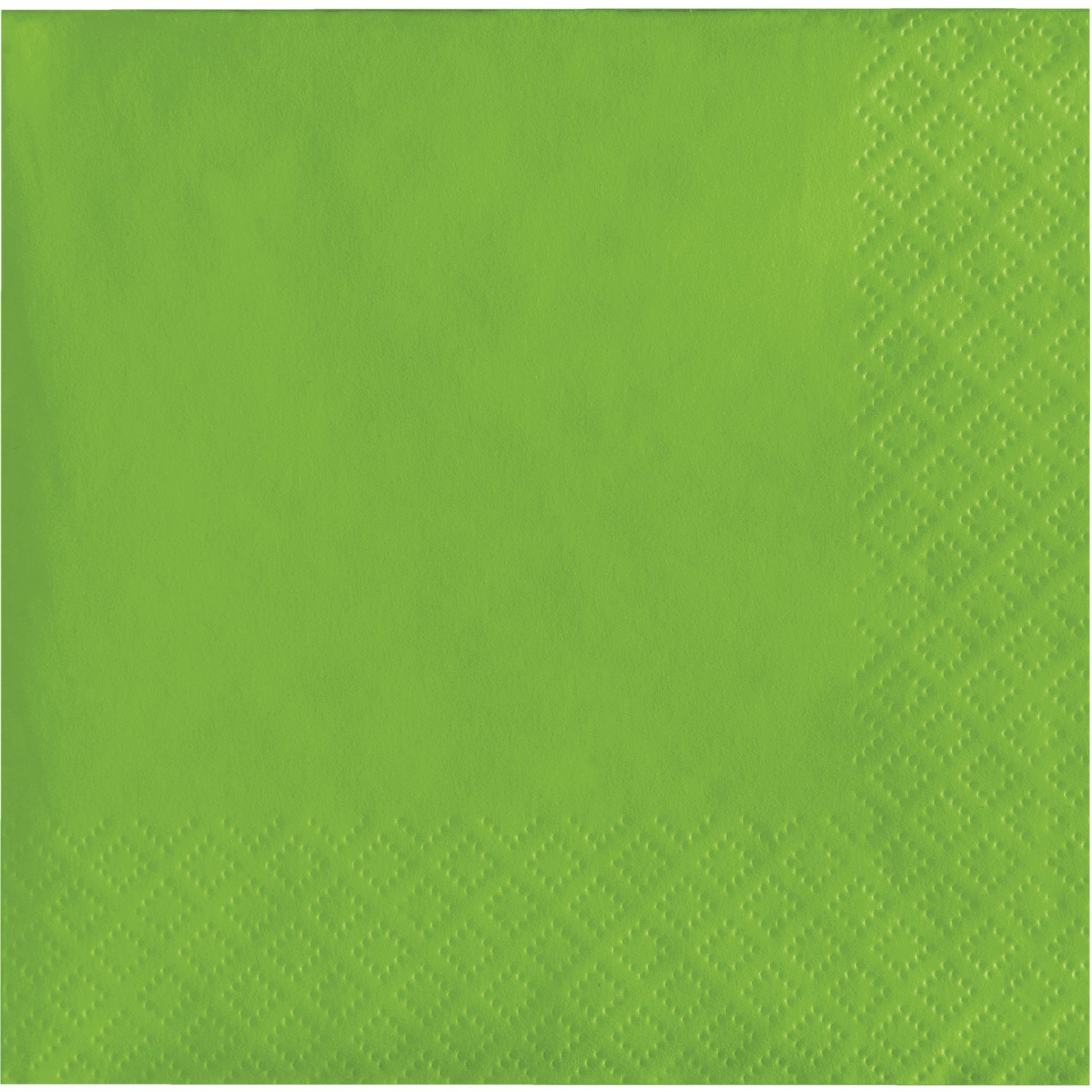 Fresh Lime 2-Ply Beverage Napkins 600 ct