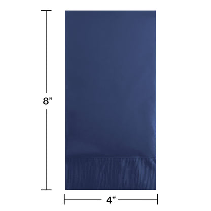 Navy 3-Ply Guest Towels 192 ct