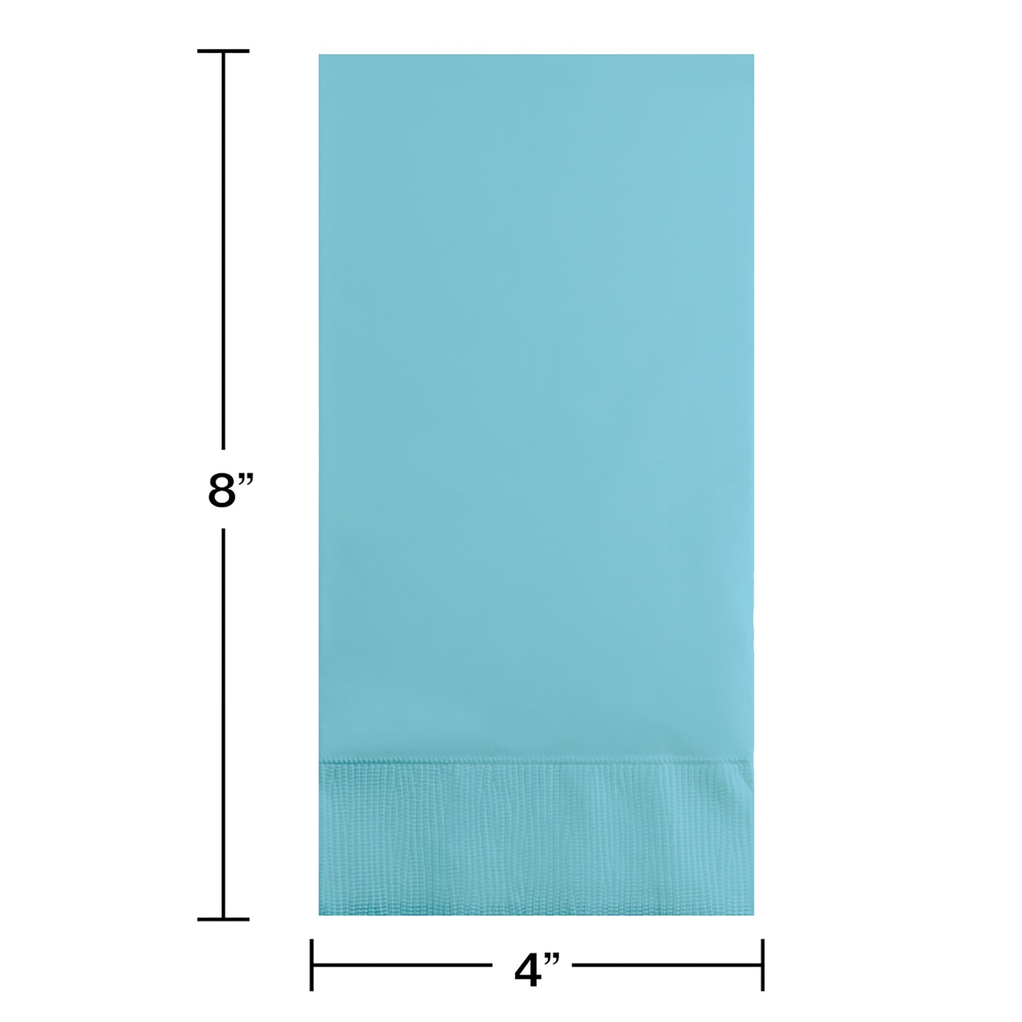 Pastel Blue 3-Ply Guest Towels 192 ct