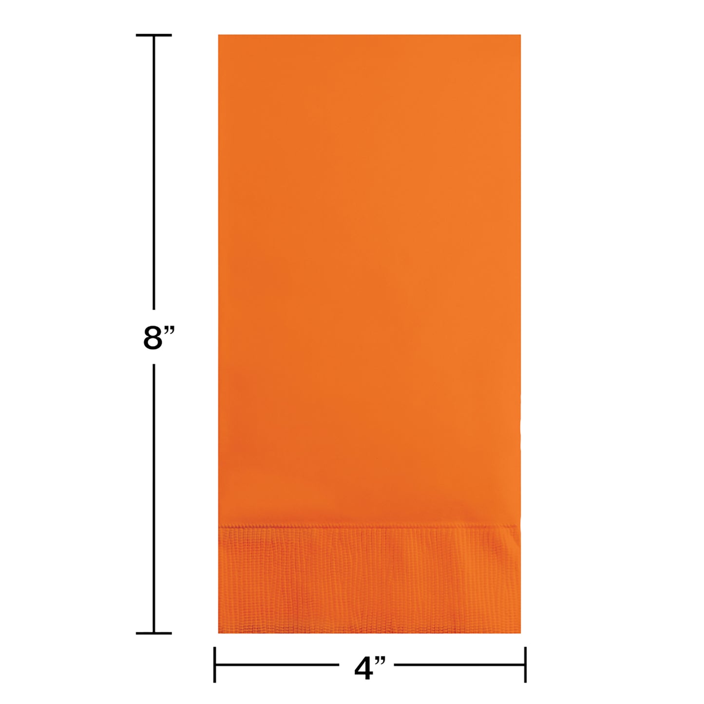 Sunkissed Orange 3-Ply Guest Towels 192 ct