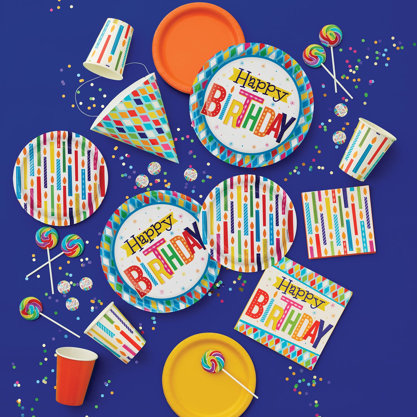 Bright Birthday Beverage Napkins 192 ct