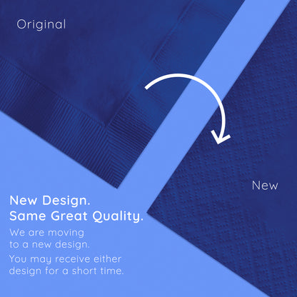 Value Friendly Cobalt Blue Luncheon Napkins 240 ct Emboss Callout Image