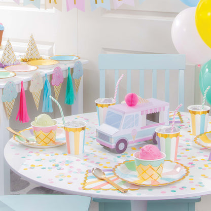 Ice Cream Party Centerpieces 6 ct